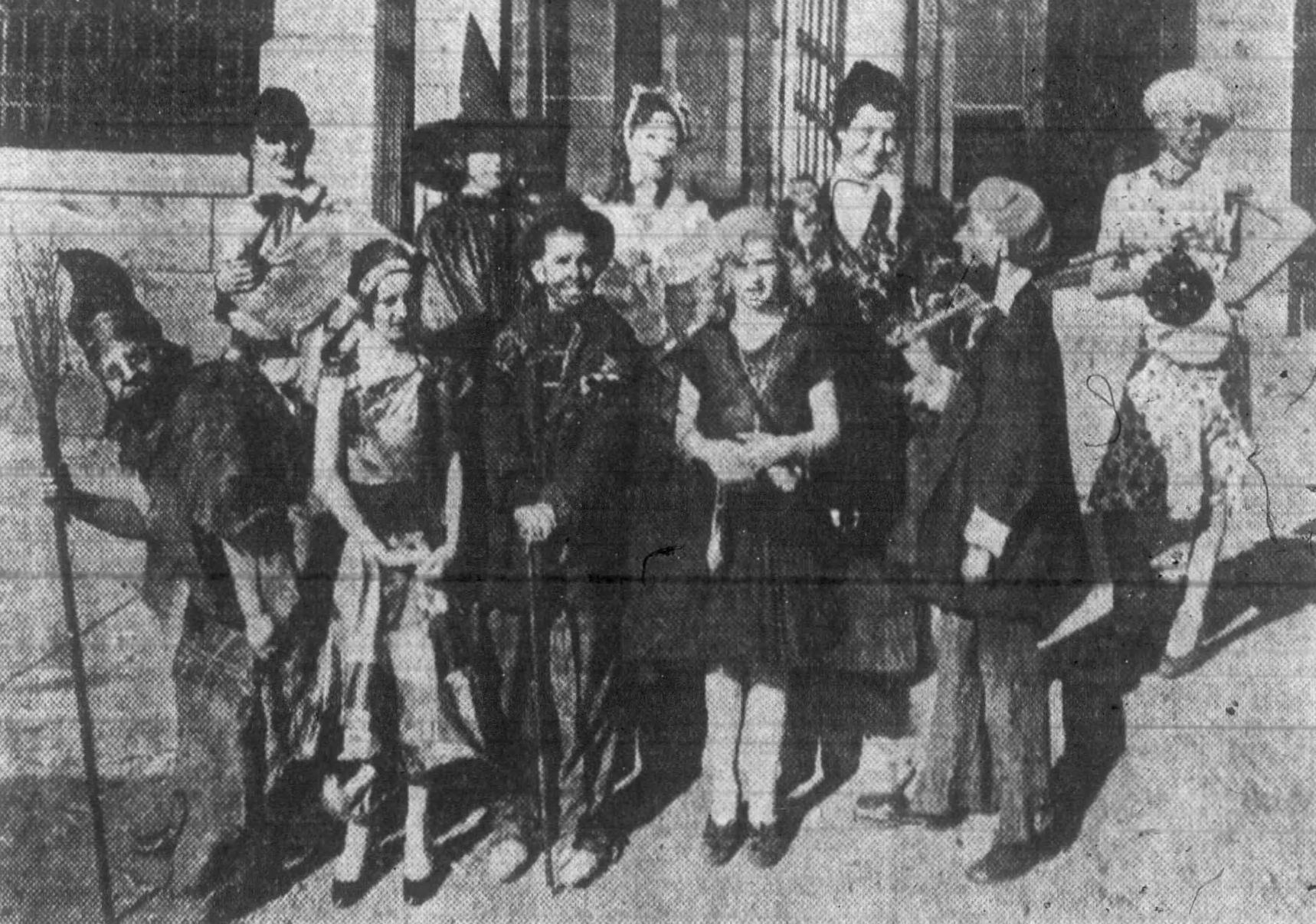 Butte Halloween costumes, 1930
